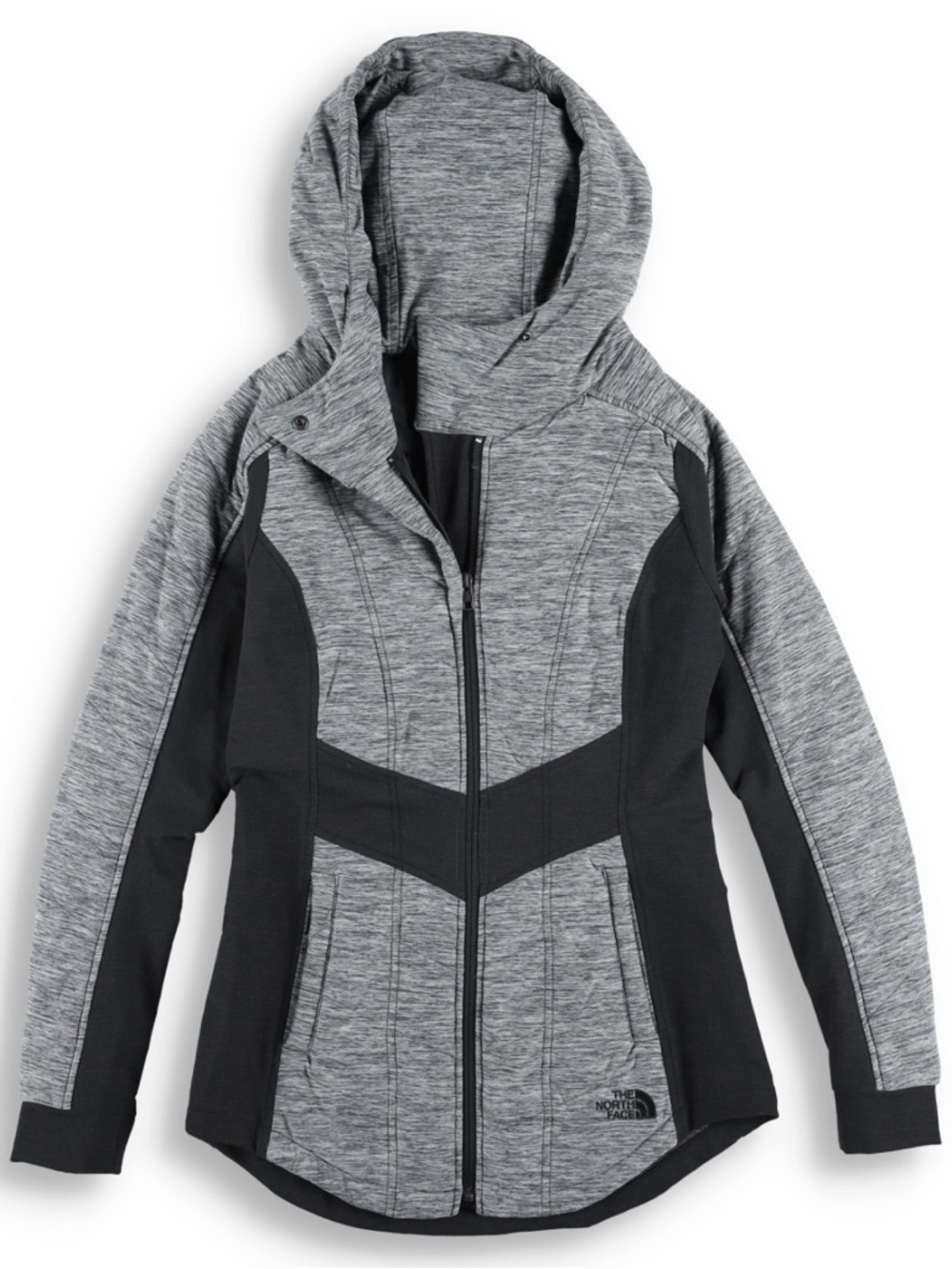The North Face Women's Pseudio Jacket Gray and Black Medium